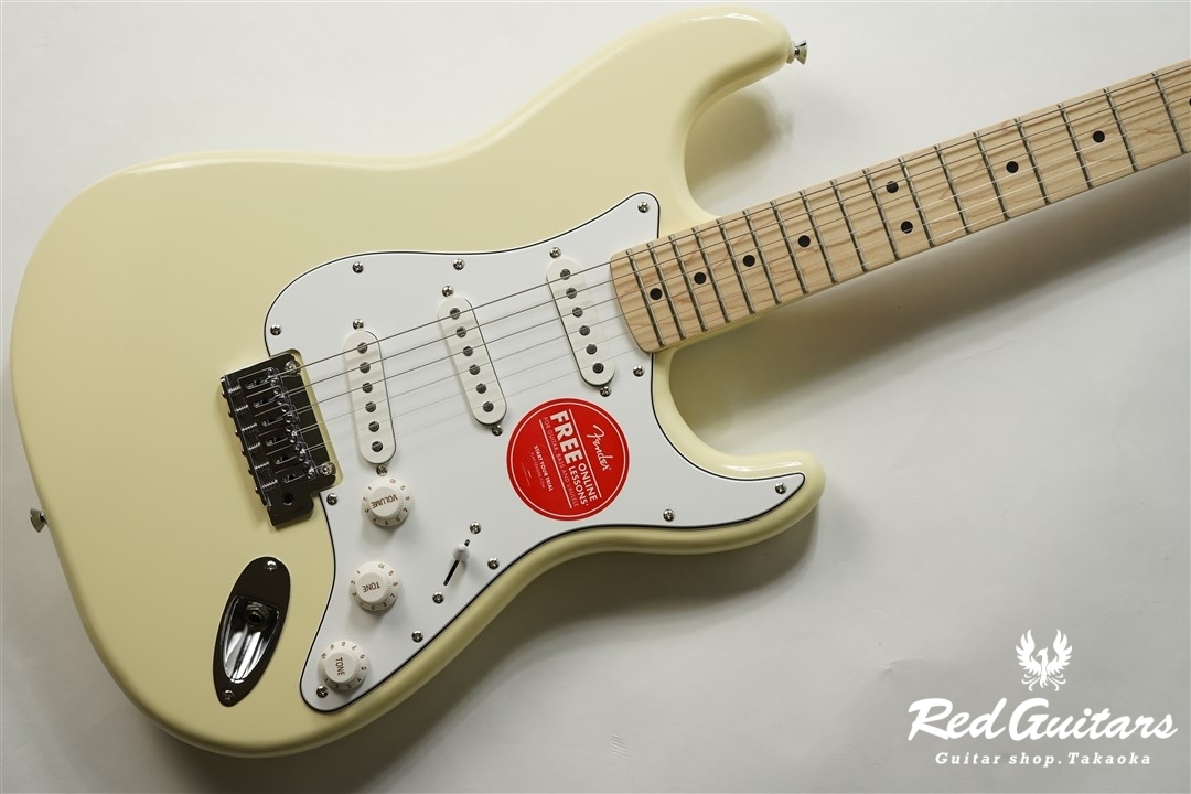 Squier by Fender AFFINITY SERIES STRATOCASTER - Olympic White | Red Guitars  Online Store